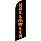 Sinonarui Halloween Advertising Custom Feather Razor Flags Blade Angled Flag for Display