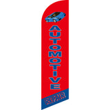 Sinonarui Car Auto Repair Advertising Custom Feather Razor Flags Blade Angled Flag for Display