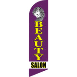 Sinonarui Salon Advertising Custom Feather Razor Flags Blade Angled Flag for Display