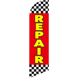 Sinonarui Car Auto Repair Advertising Custom Feather Razor Flags Blade Angled Flag for Display