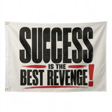 3x5FT Success Is the Best Revenge Motivational Flag for Home Gym Office Wall Decor Outdoor Indoor Hanging Banner