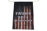 trump 2024 God Bless America flag Polyester Digital Printing 3x5ft Outdoor Banner with Brass Grommets