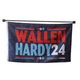 wallen hardy 24 flag Polyester Digital Printing 3x5ft Outdoor Banner with Brass Grommets